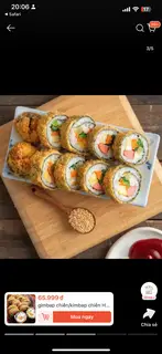 Hình ảnh Kimbap Siêu Nhân Chiên Xù