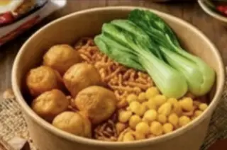 Hình ảnh Mì trộn Indomie Cá viên
