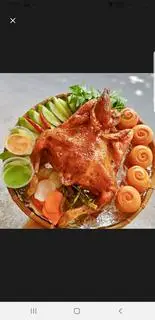 Hình ảnh COMBO SIÊU ĐẠI TIỆC,3GÀ NƯỚNG+15bánh bao+rau rừng ,dưa Leo,nước chấm 2loại