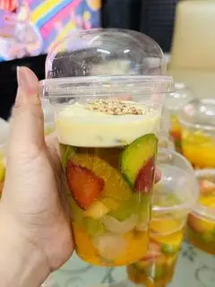 Hình ảnh THẠCH HOA QUẢ TƯƠI SỐT KEM CHANH 1
