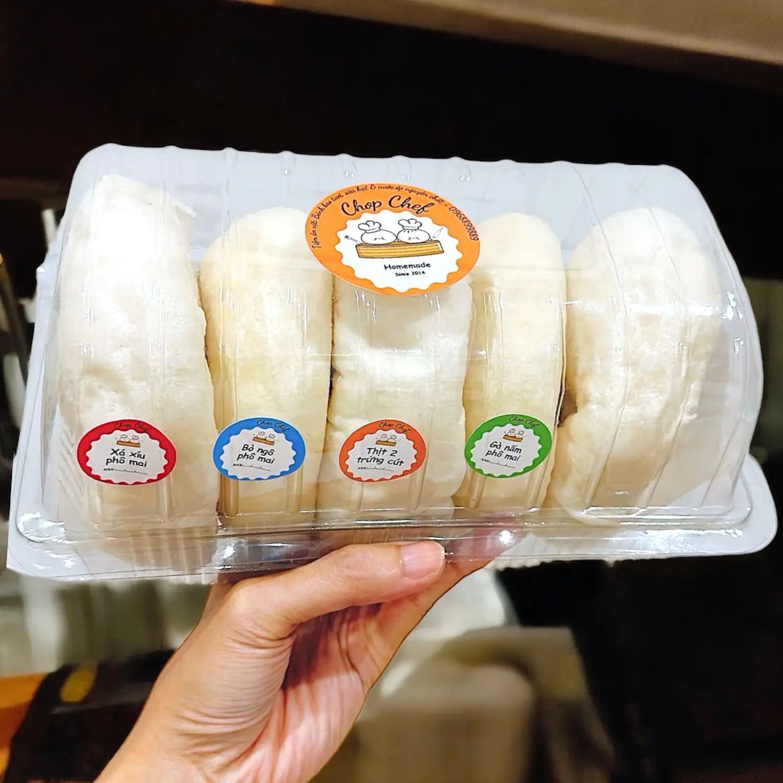 Hình ảnh Set 5 Bánh Bao Thượng Hạng Mix Vị Nhiều Nhân
