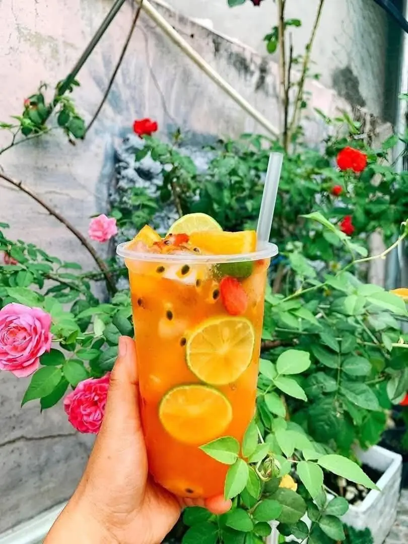 Hình ảnh Trà cam chanh leo nhiệt đới 