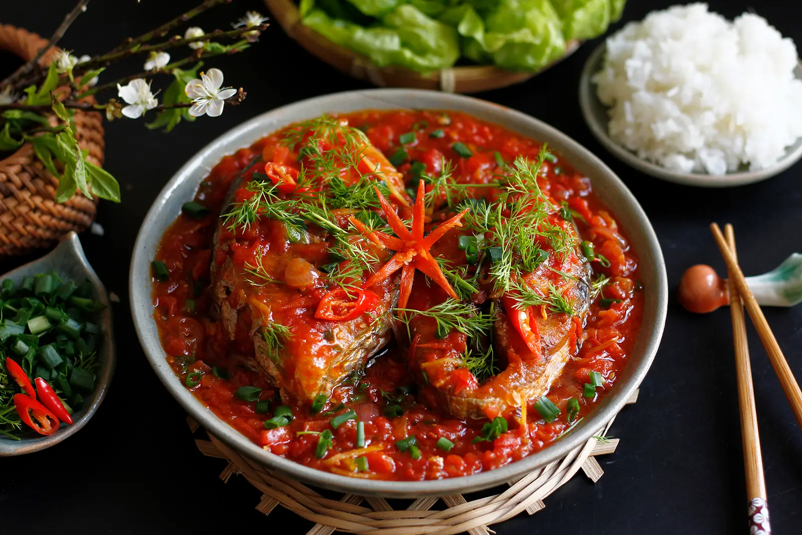 Hình ảnh Cá Chiên Sốt Cà