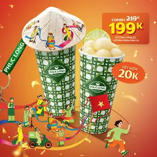 Hình ảnh Combo 199K - 2 Nước Size L và 1 Móc Khóa Nón Lá