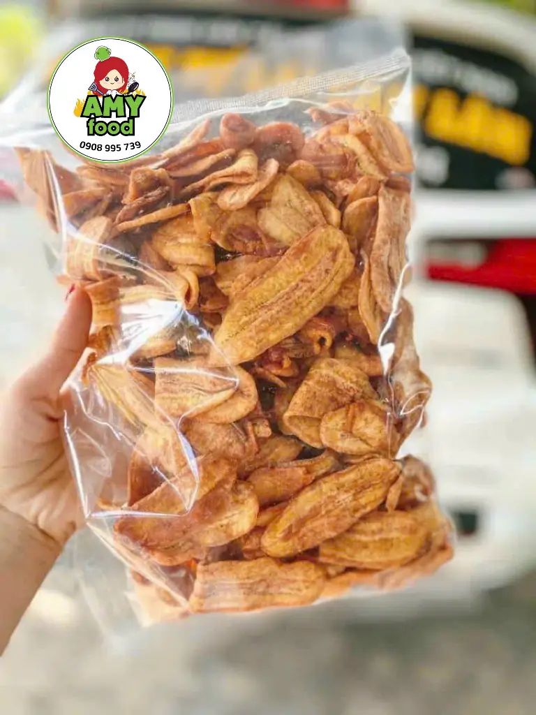 Hình ảnh Chuối sấy lớn 500g