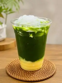 Hình ảnh Rau má đậu xanh sữa dừa
