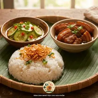 Hình ảnh Xôi Thịt Kho Tàu Truyền Thống