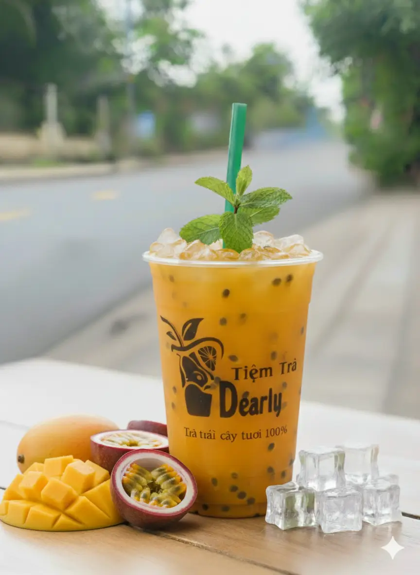 Hình ảnh Trà Xoài Chanh Dây