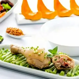 Hình ảnh Cháo gà ta nấm đông cô