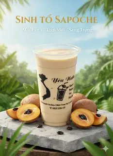 Hình ảnh Sinh tố Sapoche ly 700ml