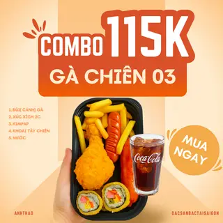 Hình ảnh Combo Gà Chiên 3