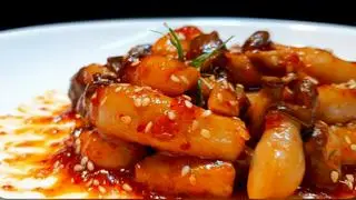 Hình ảnh Nấm đùi gà sốt cay