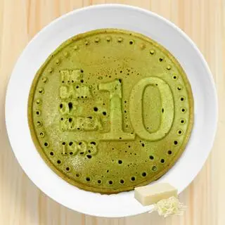 Hình ảnh Bánh Đồng Xu Matcha Phô Mai Kéo Sợi 
