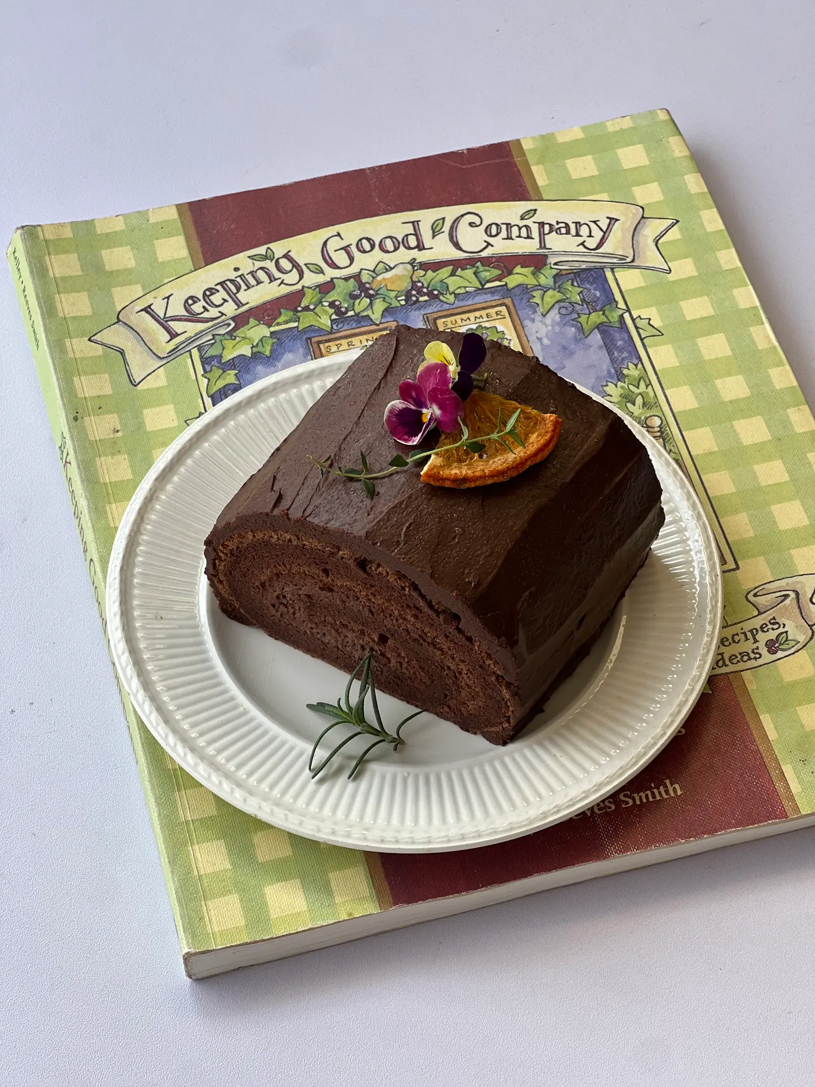 Hình ảnh Bánh cuộn socola ( Chocolate cream roll cake )