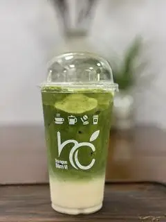 Hình ảnh Matcha latte sữa gấu