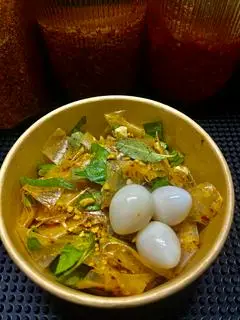Hình ảnh Phơi sương trộn trứng lòng đào