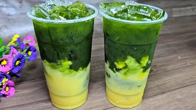 Hình ảnh Rau Má Đậu Xanh Thanh Mát