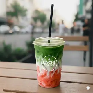 Hình ảnh Matcha latte ổi hồng