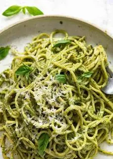Hình ảnh Mỳ ý pesto ( sợi tròn )