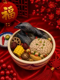 Hình ảnh Gà Tiềm + Óc Heo