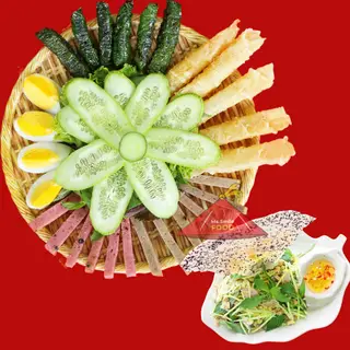 Hình ảnh Combo Mẹt Lụi Bò và GỎI tré trộn