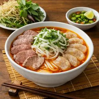 Hình ảnh Bún Bò Tái Gân