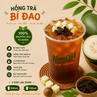 Hình ảnh Hồng Trà Bí Đao 700mL