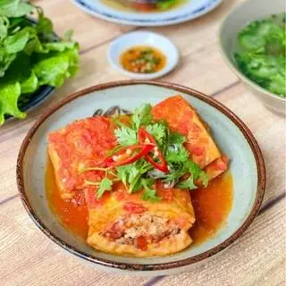 Hình ảnh CƠM ĐẬU HŨ DỒN THỊT