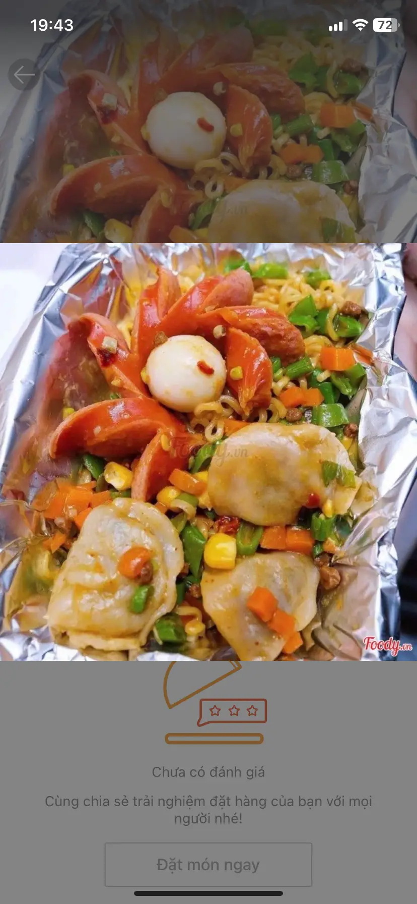 Hình ảnh Mì trộn Indomie xúc xích &há cảo + pessi