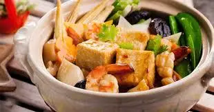 Hình ảnh ĐẬU HỦ HẢI SẢN BA RỌI TAY CẦM 