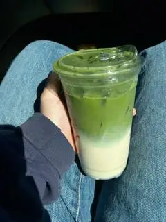 Hình ảnh Matcha Latte Sữa tươi  Siêu Thơm Ngon hấp dẫn, thức uống tốt cho sk tạo năng lượng Tích Cực ngày dài cho GenZ