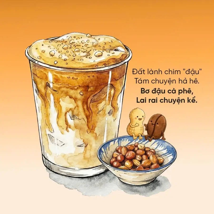 Hình ảnh Cà Phê Bơ Đậu Phộng | Peanut Butter Coffee