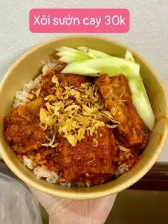 Hình ảnh Xôi sườn cay