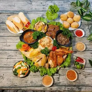 Hình ảnh Mẹt Gà Bò 10 món(5-6 người ăn)