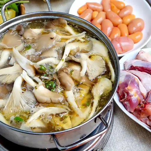 Hình ảnh Lẩu gà lá é lớn