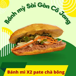 Hình ảnh bánh mì siêu pate chà bông