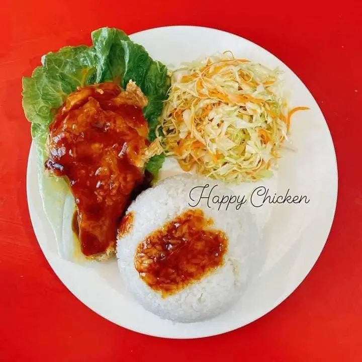 Hình ảnh Cơm gà sốt cay hàn quốc 