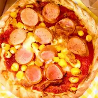 Hình ảnh Pizza xúc xích