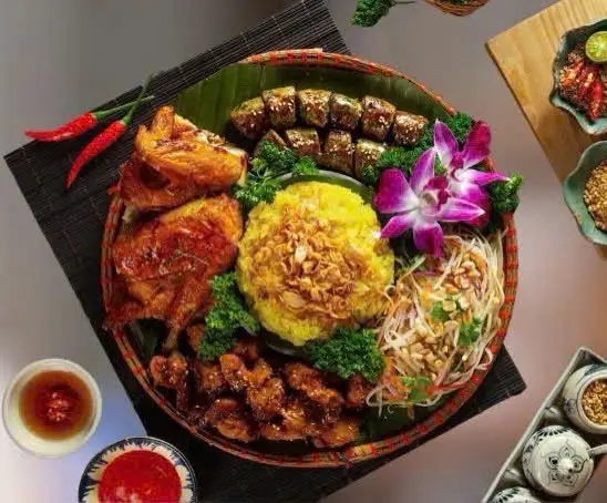 Hình ảnh Mẹt Gà lợn 5 món