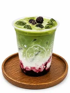Hình ảnh Matcha latte dâu tằm