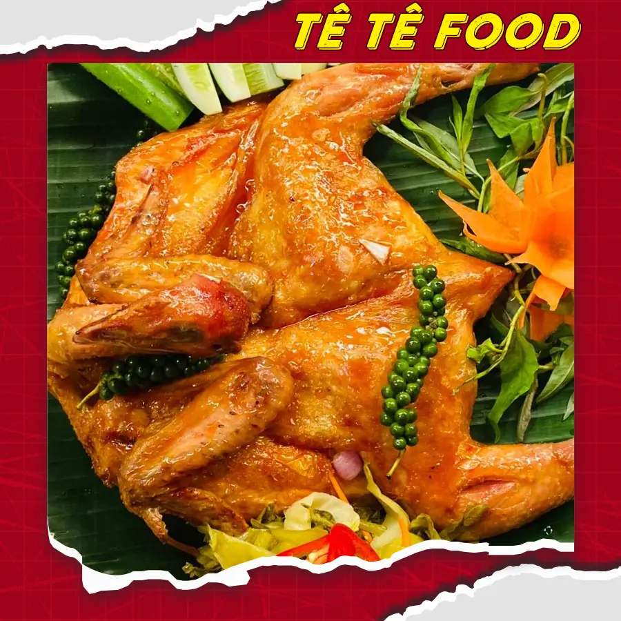 Hình ảnh Gà nướng cô đơn mắm nhĩ