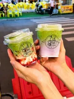 Hình ảnh Matcha latte khoai môn