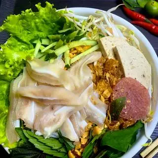 Hình ảnh Bún mắm nêm tai heo