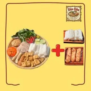 Hình ảnh combo Dui Dẻ(1p thập cẩm+ 1p bún+ 3c nem chua rán)