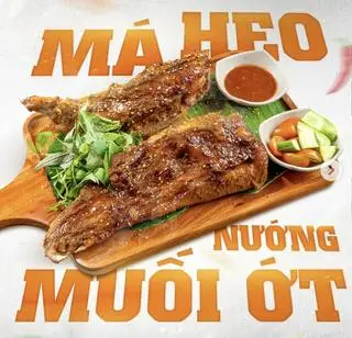 Hình ảnh má heo nướng 