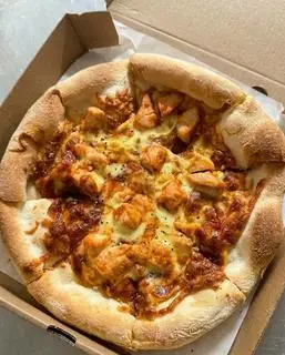 Hình ảnh pizza gà sốt bbq