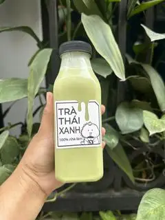 Hình ảnh Trà Thái Xanh Trân Châu Trắng
