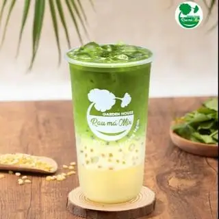 Hình ảnh Rau má đậu xanh sữa dừa