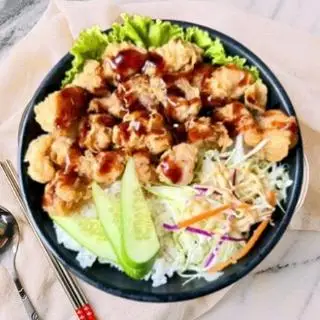 Hình ảnh Cơm gà viên teriyaki