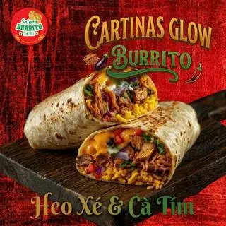 Hình ảnh Cartinas Glow Burrito | Heo Xé • Cà Tím